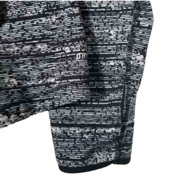 Nike Women’s Half Zip Pullover Gray Black Space Dye Running Top Size Medium - Picture 6 of 9